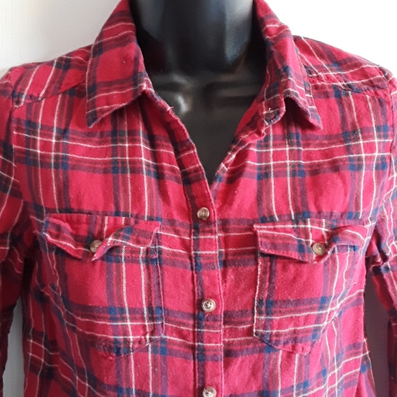 ♥️VINTAGE♥️ Plaid Shirt - Picture 4 of 6